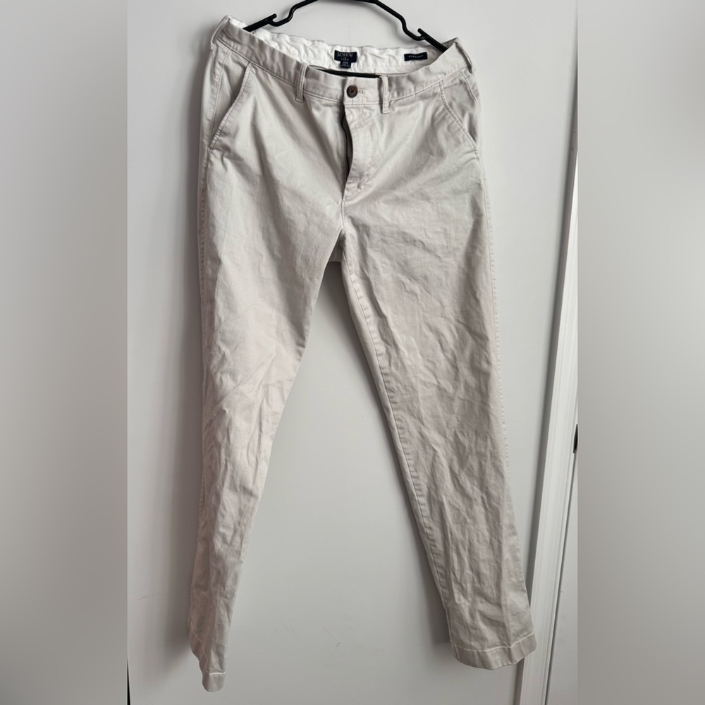 J. Crew Straight Leg Trousers Business Casual Chino Khakis